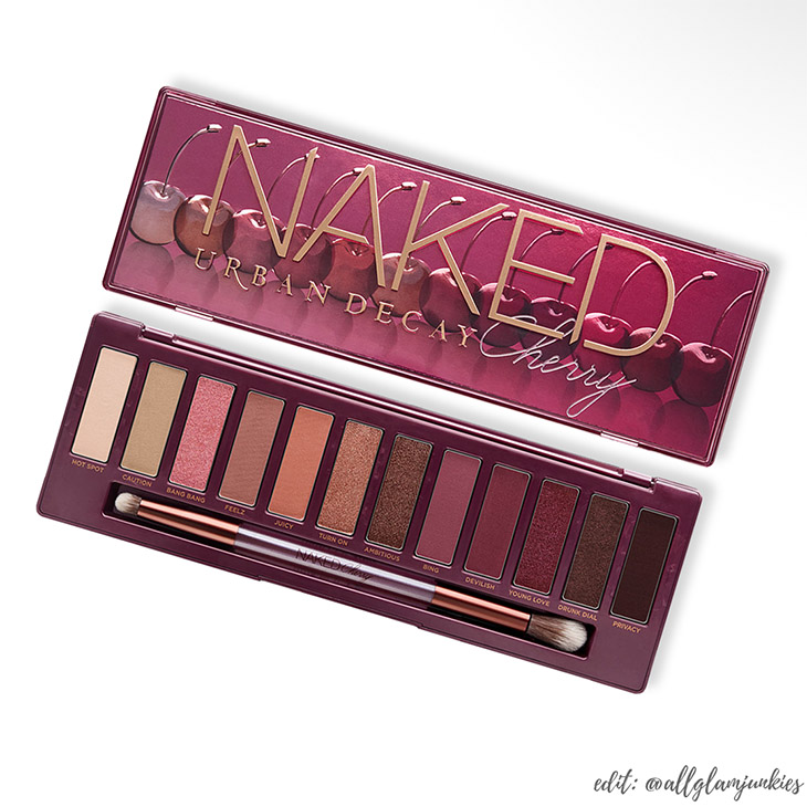 Urban Decay Naked Cherry Palette Review & Swatches ⋆ Beautymone