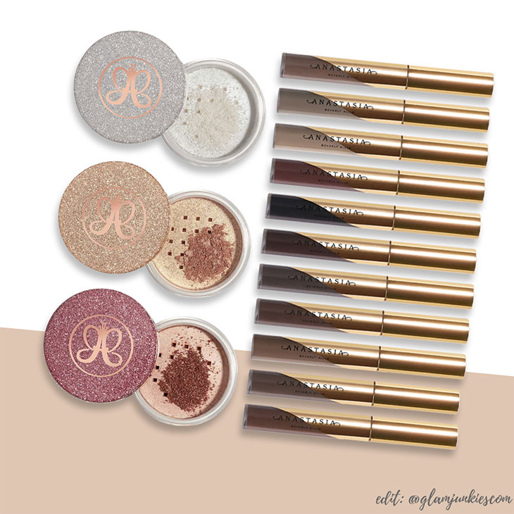 Neu Anastasia Beverly Hills Loose Highlighter Und Dipbrow Gel Glam Junkies