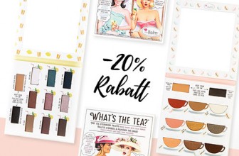 [Angebot] – 20% Rabatt auf die theBalm Whats The Tea? Paletten