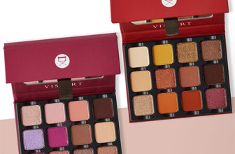 Viseart Warm Edit und Rosé Edit Lidschatten Paletten