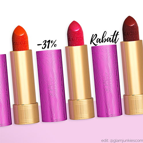 [Angebot] – 31% Rabatt auf die Gucci Beauty Rouge à Lèvres Lunaison Lipsticks