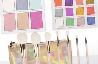 [Neu] bh cosmetics Travel Series – Lost in Los Angeles Lidschatten Palette, Apres in Aspen Highlighter Palette und Travel Series Pinselset