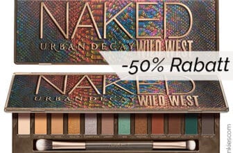 Urban Decay Naked Wild West Lidschatten Palette um – 50% reduziert