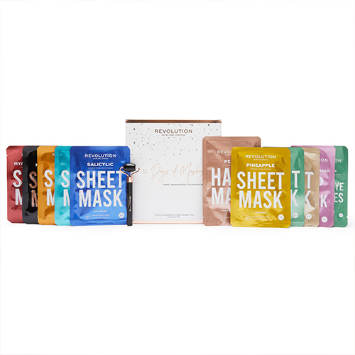 Revolution Skincare 12 Days Of Masking Sheet Mask Advent Calendar 