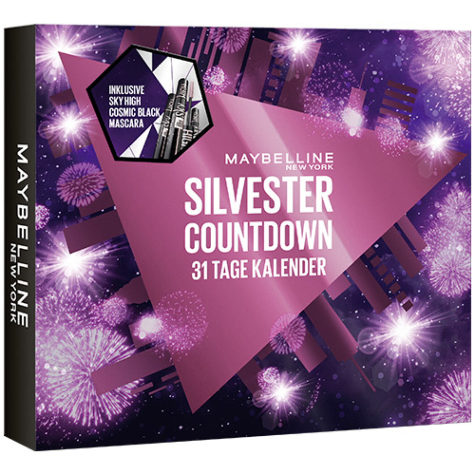 Maybelline New York Adventskalender 2023 Silvester Countdown 31 Tage