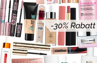 Nur noch heute – 30% Rabatt auf L’Oréal & Maybelline