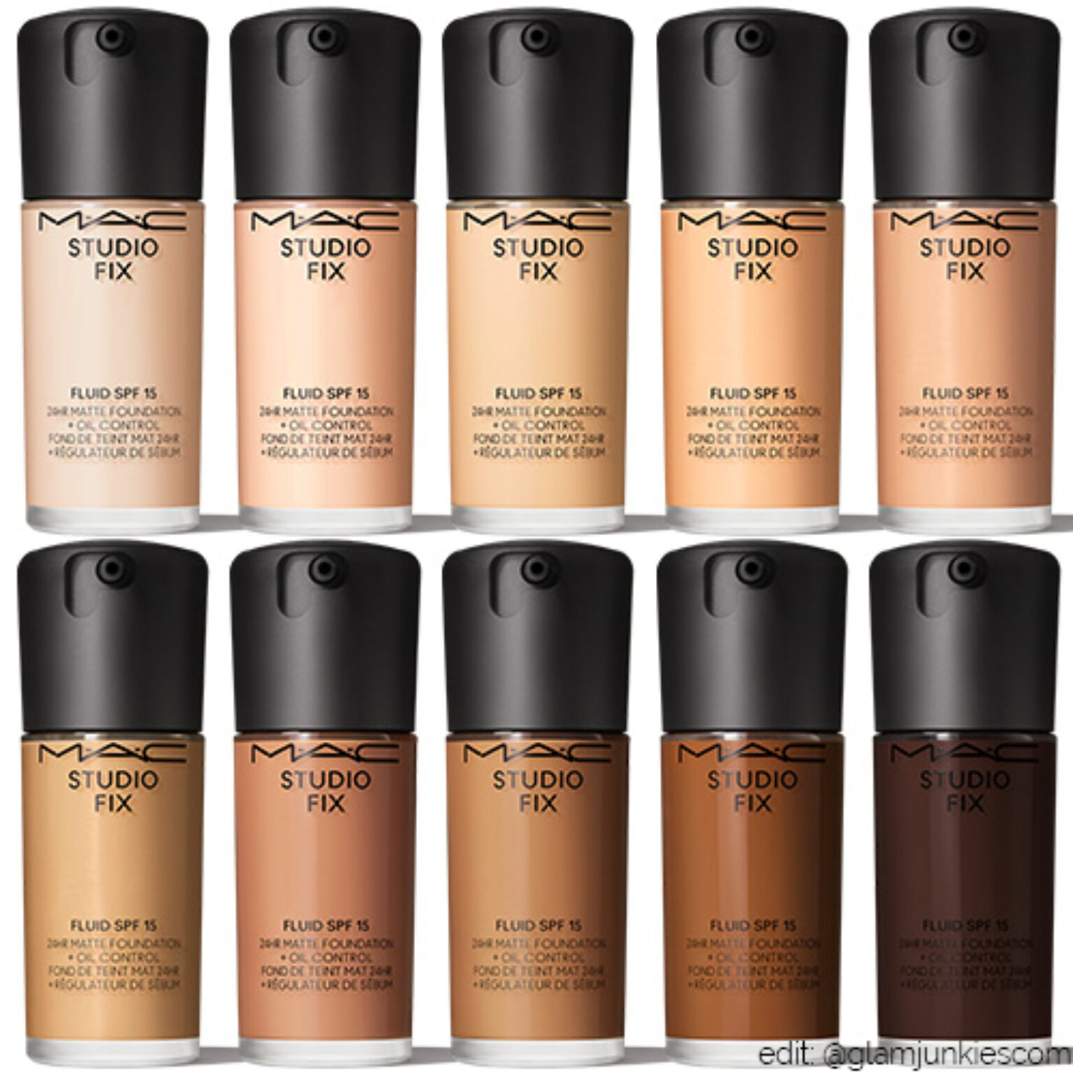 MAC Cosmetics Studio Fix Fluid SPF 15 24H Matte Foundation Oil 