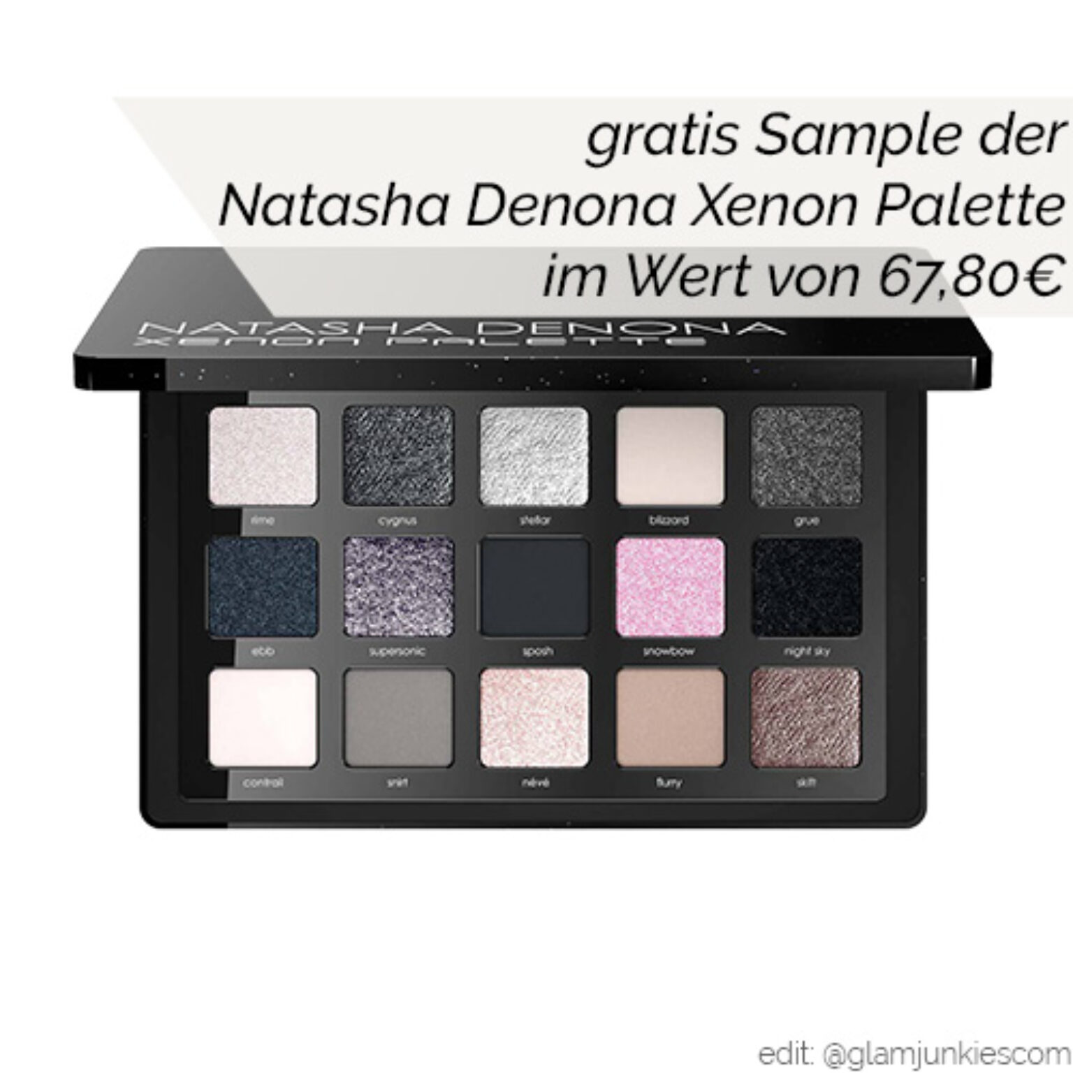 gratis Natasha Denona Sample Xenon Palette Update 2 ⋆