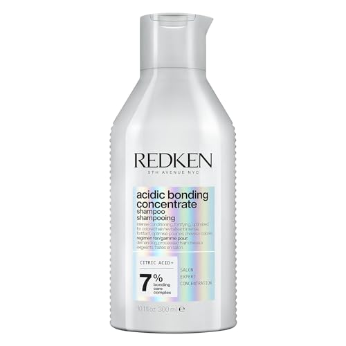 Redken Pflegendes Haarshampoo mit intensivem Schutz vor Farbverlust, Konzentrierte All-In-One Formel, Acidic Bonding Concentrate Shampoo, 1 x 300 ml