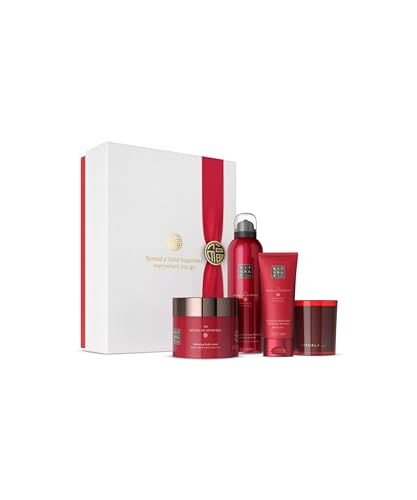 RITUALS Geschenkset The Ritual of Ayurveda, Large – Geschenkbox mit Produkten für die Körperpflege mit indischer Rose und Süßmandelöl – Ausgleichender Duft