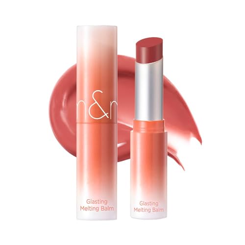 rom&nd Glasting Melting Balm (NEW) 6 Colorsㅣglänzend lipsㅣHumidité baumes à lèvresㅣTranslucideㅣ Haute pigmentationㅣVeganㅣ3.5g 0.12oz (14 Dear Apple)