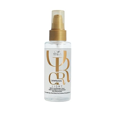 Wella Professionals Oil Reflections Light Hair Oil – Wella Haaröl mit Kamillenöl und Weißtee-Extrakt – Anti Frizz Haarpflege für ein glänzendes Finish – 100 ml