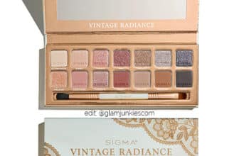 Sigma Beauty Vintage Radiance Eyeshadow Palette – jetzt in Deutschland erhältlich