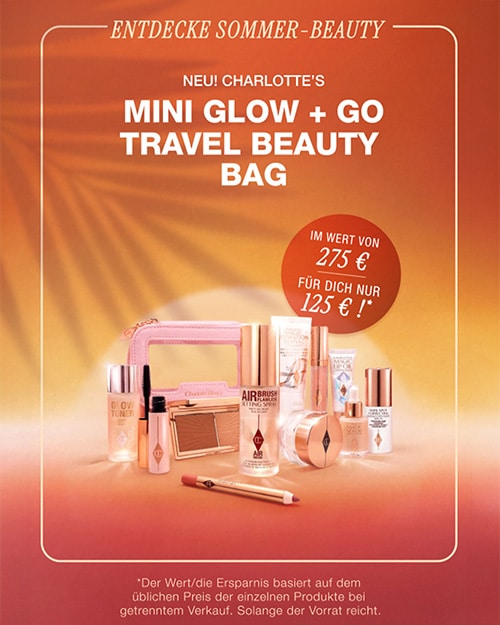 Charlotte Tilbury Charlotte’s Mini Glow + Go Travel Beauty Bag