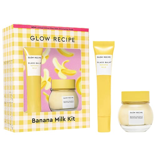 Glow Recipe Banana Moisturizing Cream & Shimmer Lip Treatment Duo