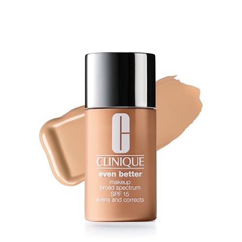 Clinique Even Better™ Makeup Broad Spectrum SPF 15 | Flüssige Foundation mit mittlerer Deckkraft, Vitamin C, natürlichem Finish und Schutz vor Pigmentflecken