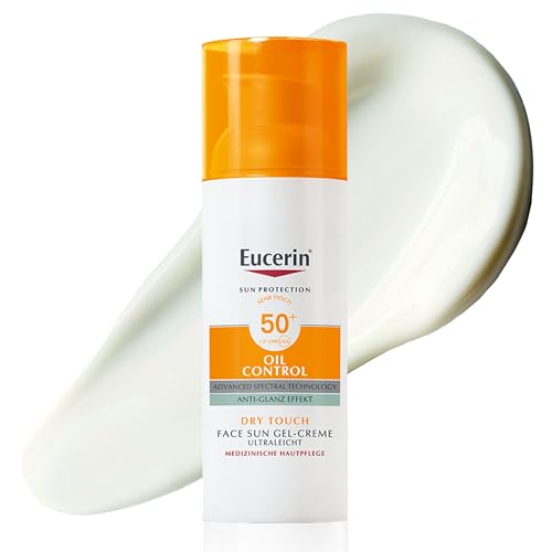 Eucerin Oil Control Sun Face Gel-Creme LSF 50+ 50 ml, Sonnencreme