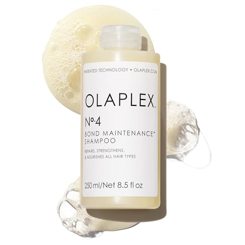 Olaplex N°.4 Bond Maintenance™ Hair Strengthening Shampoo: Repairs Damage & Defend Against Future Breakage | Hydration & Softness | For Coily, Curly, Straight, and Wavy, 250 mL / 8.5 Fl. Oz.