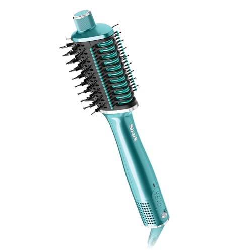 Shark Glossi 2-in-1-Styler mit Heißluft und Glanz-Finish, Türkis, Salonqualität, Keramikplatten, Volumen, Gloss Lock, alle Haartypen HT302EUTL