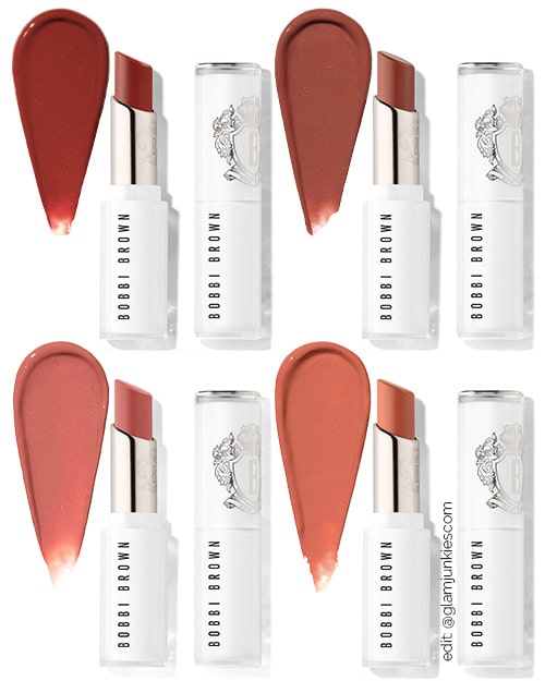 Bobbi Brown Extra Colour Shine Lipstick – 4 neue Farben