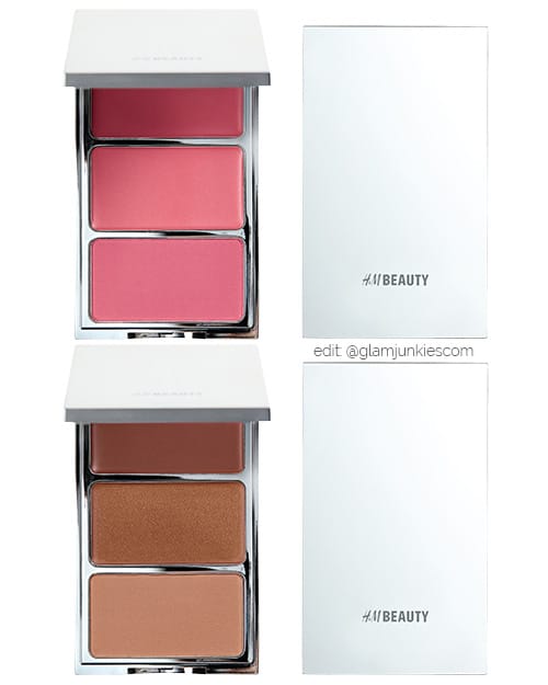 H&M Beauty Blush Mode Trio & Bronze Mode Trio