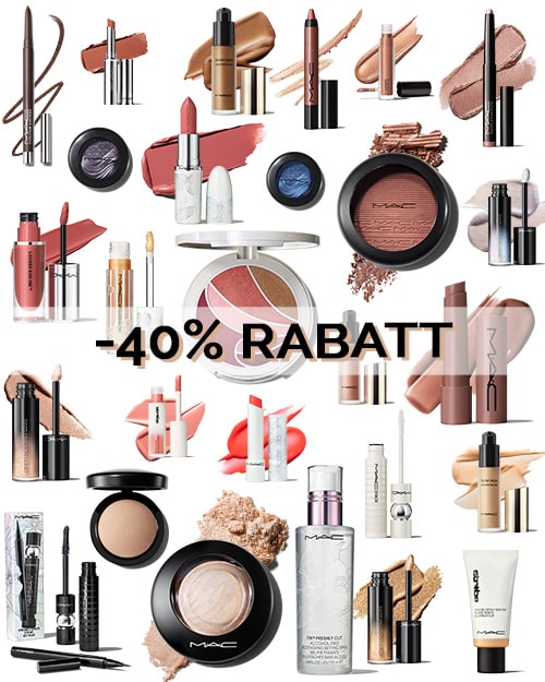 Bis zu – 40% Rabatt auf ausgewählte MAC Cosmetics Produkte + 10% extra Rabatt beim Kauf von 3 Produkten