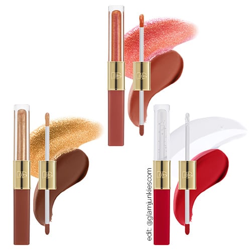 Dolce&Gabbana Make It Double! Dual-ended Longwear Blurred Matte Lip Tint & Gloss