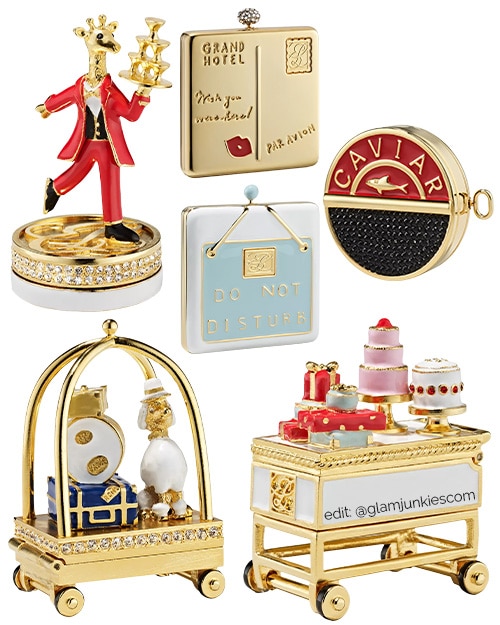 Estée Lauder Grand Hotel limited Edition Mirror & Solid Perfume Compacts