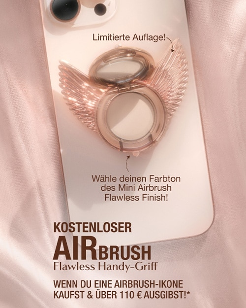 Gratis Charlotte Tilbury Mini AIRbrush Flawless Finish Puder & Phone Socket zum Einkauf