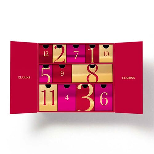 Clarins 12-Tage-Adventskalender – Pflege & Makeup
