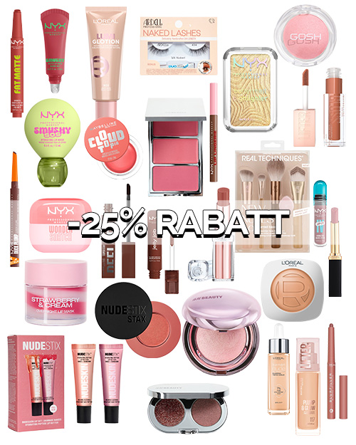 – 25% Rabatt auf Make-Up