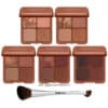 Huda Beauty Bronze Filter Palette und Bronze & Contour Brush