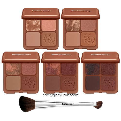 Huda Beauty Bronze Filter Palette und Bronze & Contour Brush