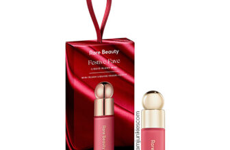 Rare Beauty Festive Fave Liquid Blush Mini in Promise