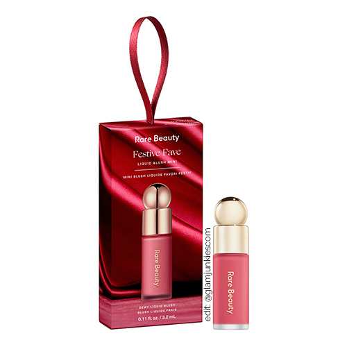 Rare Beauty Festive Fave Liquid Blush Mini in Promise