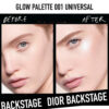 Dior Backstage Glow Face Palette in 001 Universal