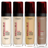 L’Oréal Paris Infaillible 32H Fresh Wear Make-up Foundation – neue Farben und neues Packaging