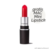 MAC Cosmetics gratis Mini Lipstick – nur heute