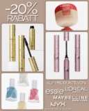 -20% auf Produkte von Essie, Nyx Professional Makeup, L’Oréal Paris und Maybelline New York