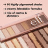 e.l.f. Cosmetics Perfect 10 Eyeshadow Palette in Keep It Ethereal