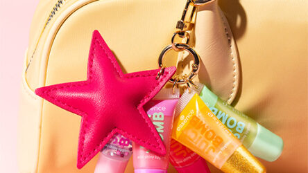 essence JUICY BOMB mini shiny lipgloss set